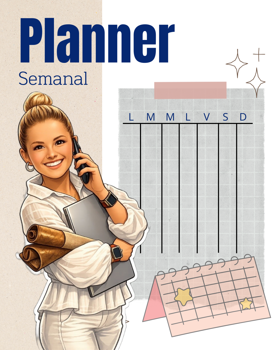 Recurso gratuito: Planner semanal en PDF