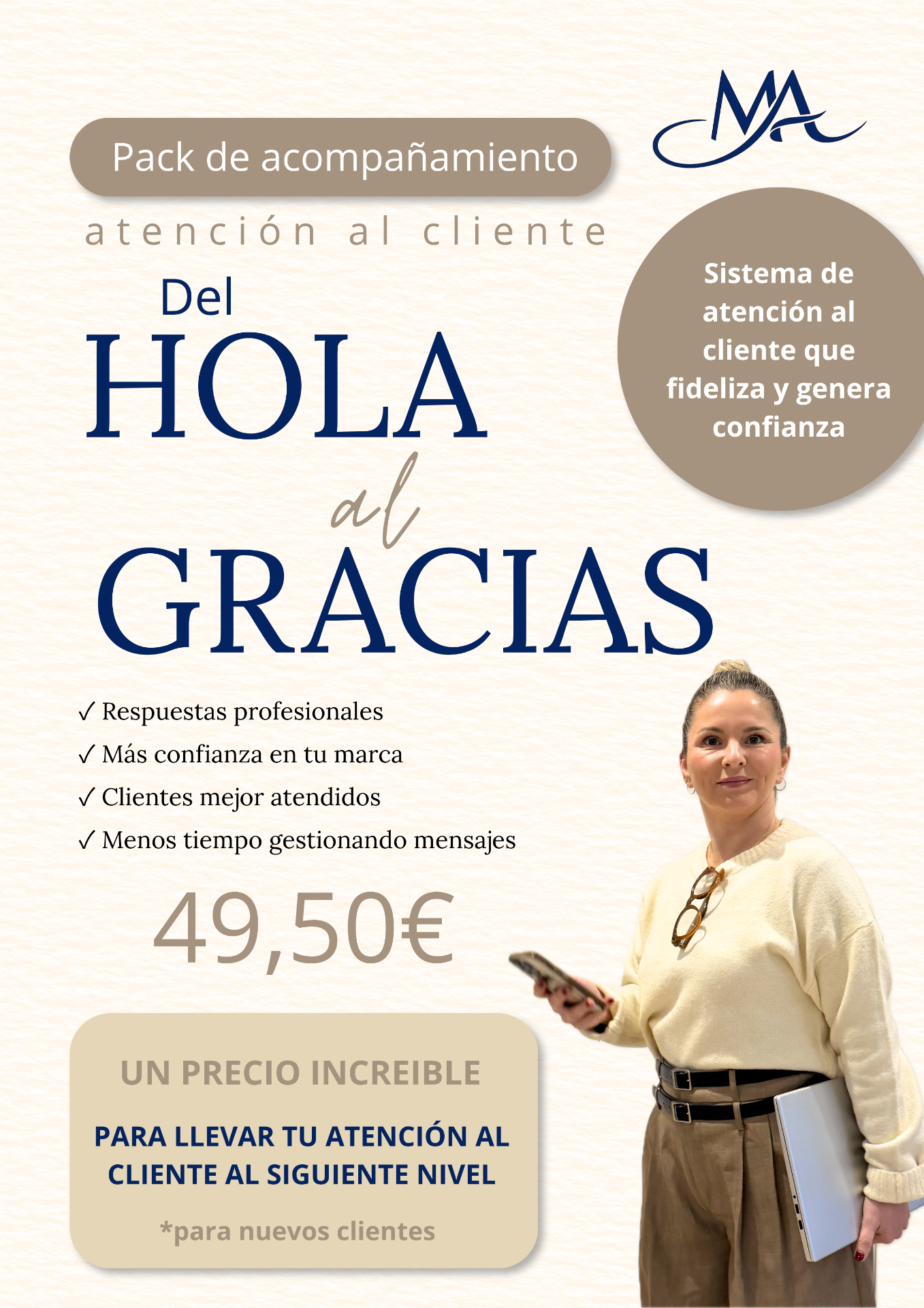 Del Hola al Gracias — sistema de atención al cliente